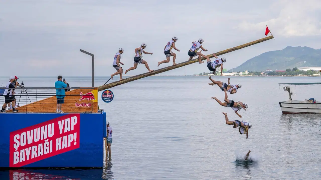 Red Bull Yağlı Direk Heyecanı Ordu'da Yaşandı