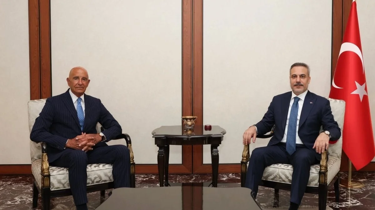 Hakan Fidan, Tom Barrack'ı kabul etti