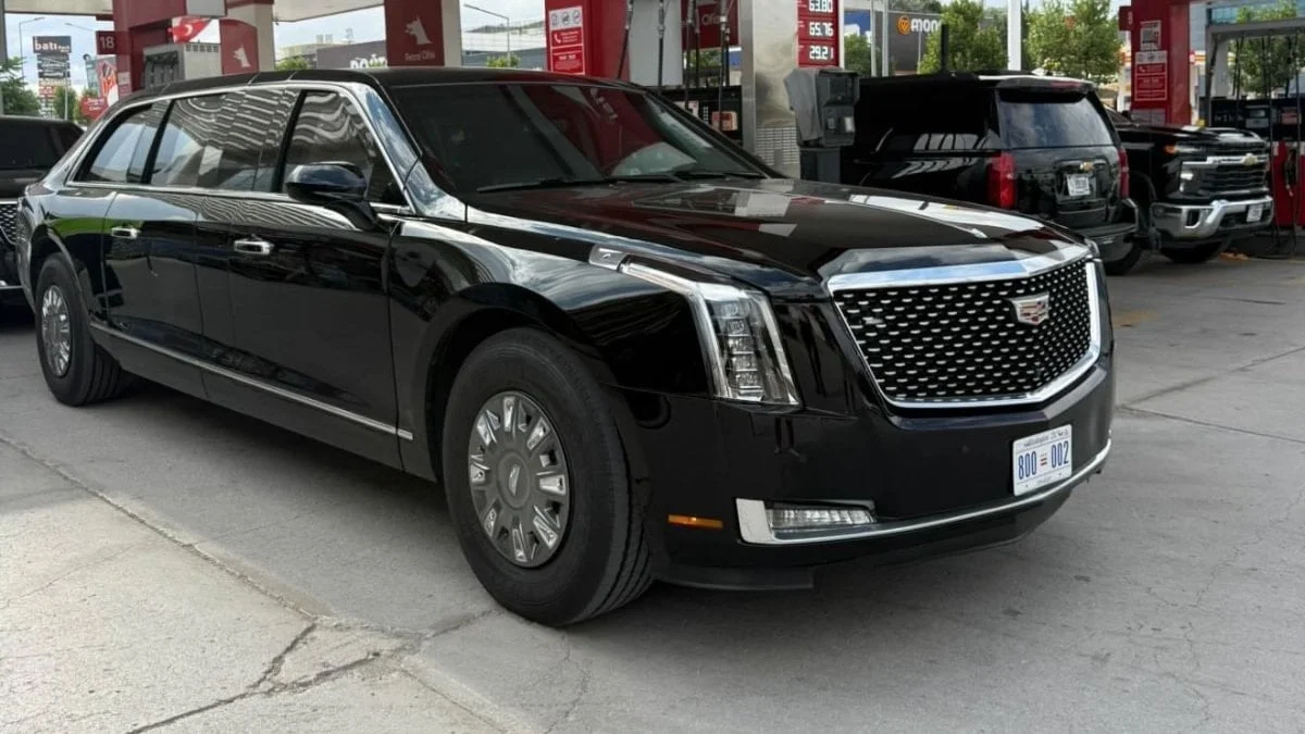 Donald Trump'ın "The Beast" konvoyu Ankara'da