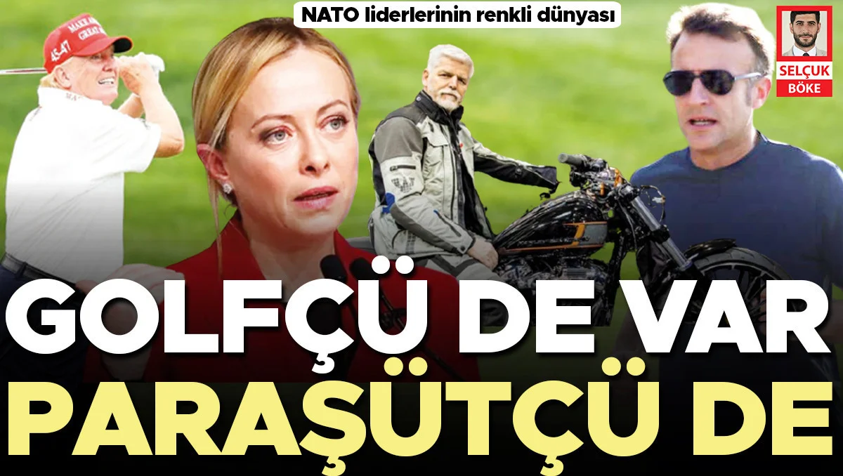 NATO liderlerinin renkli dünyası… Ressam da var koşucu da pilot da...
