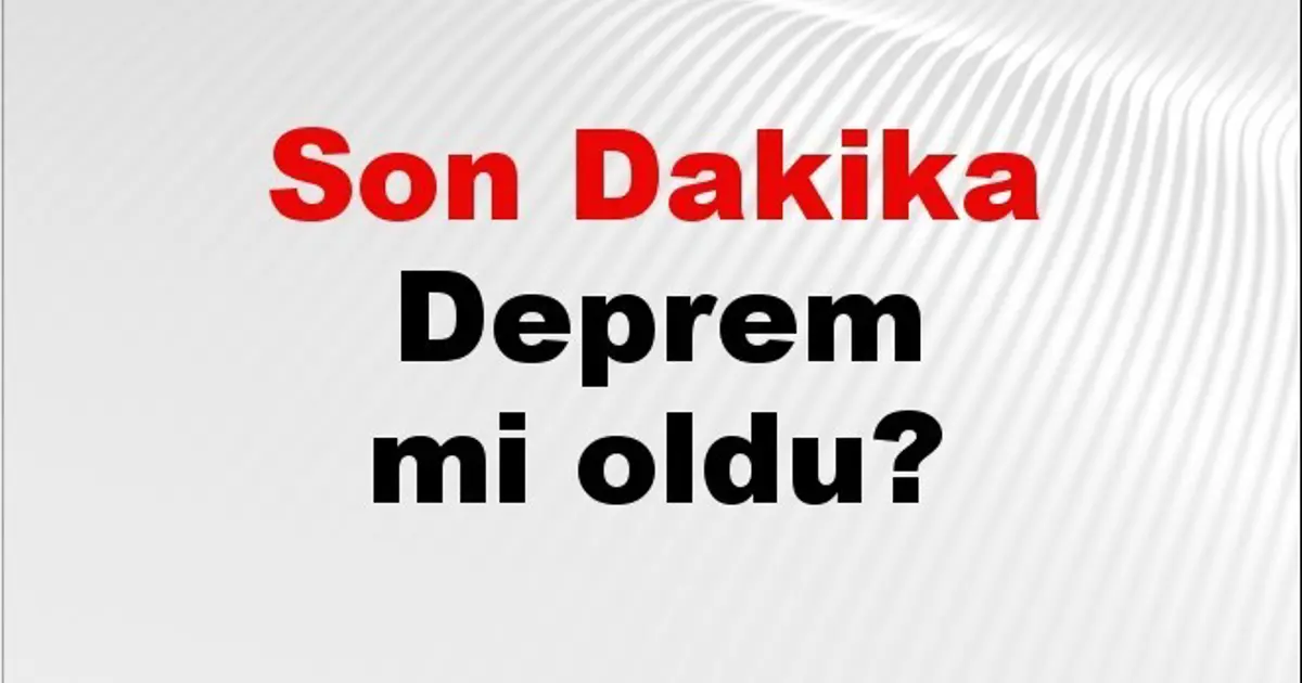 Son dakika Adıyaman'da deprem mi oldu? Az önce deprem Adıyaman'da nerede oldu? Adıyaman deprem Kandilli ve AFAD son depremler listesi 05 Temmuz 2026