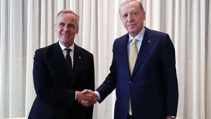 Cumhurbaşkanı Erdoğan, Kanada Başbakanı Carney ile görüştü
