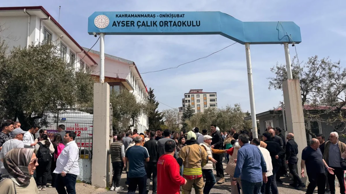 Kahramanmaraş'ta okulda silahlı saldırı
